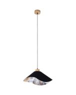 Britop Hattu Floral 1614819174 zwarte hanglamp met bloemen print