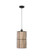 Britop Marinero 184219104 zwarte hanglamp met linnen