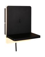 Trio Fairfield 248670132 wandlamp met opladende USB en inductief laden