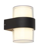 Searchlight Pittsburgh 25123-2BK zwarte buitenlamp