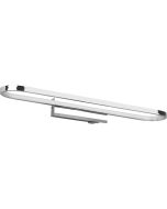 Trio Gianni 283779106 chromen ringvormige ovale spiegellamp van 62cm met schakelaar
