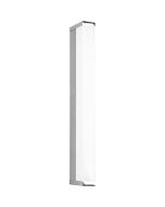 Trio Fabio 283814206 chromen rechthoekige smalle spiegellamp van 42,5cm verticaal