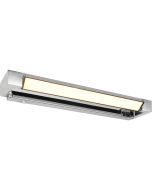 Trio Fabrizio 284770106 chroom kleurige spiegellamp met naar beneden gericht kantelbare lichtbalk en touchschakelaar