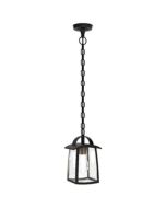 Lutec Kelsey 6273601012 mat zwarte hanglamp voor buiten