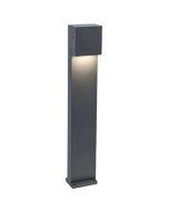 Sokkellamp Gemini antraciet 65cm