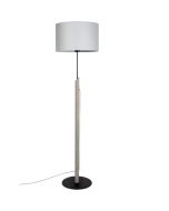 Britop Colette 762217104 grijze vloerlamp van grenen en textiel