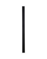 Searchlight Bordo zwarte wandlamp van 120cm hoog in de vorm van een rechthoekig balkje met LED langs de zijden