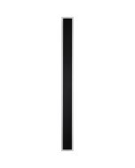 Searchlight Bordo zwarte langwerpige wandlamp voor buiten van 90cm lang met LED langs de zijden