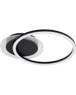 Plafonniere Contour zwart 40cm