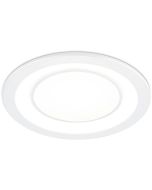 Trio Core 652610131 witte inbouwspot met in twee delen te schakelen led paneel