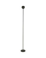 Searchlight Eindhoven EU1014BK zwarte uplighter met klein zwart bolletje met GU10 lamp naar boven gericht