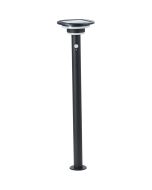 Brilliant Garvina G40407/06 zwarte paallamp met zonnepaneel