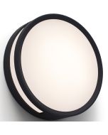 Lutec Rola 6382201012 mat zwarte plafondlamp