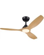 Plafondventilator Olas hout 132cm