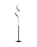 Trio Course R42051132 zwarte vloerlamp