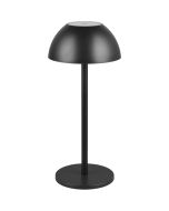 Reality Ricardo R54106132 zwarte tafellamp van metaal op batterijen met LED licht naar boven en beneden
