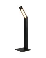Reality Skip R55951132 zwarte oplaadbare tafellamp op batterijen van mdf met draaibare kop met lichtbalkje