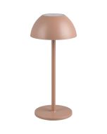 Reality Ricardo R54106166 zandkleurige tafellamp van metaal op batterijen met LED licht naar boven en beneden