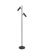 Freelight Undici S3702Z zwarte vloerlamp met twee spots voor 35mm GU10 lampen