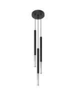 Sollux Mozaica SL.0887 zwart met chromen hanglamp