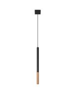 Sollux Mozaica SL.0888 zwart met koperen hanglamp