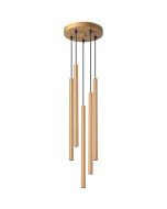 Sollux Pastelo SL.1174 mat goud kleurige hanglamp
