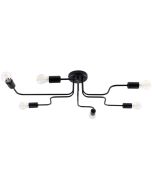 Sollux Vector SL.1447 zwarte plafondlamp