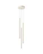 Sollux Pastelo SL.1515 beige hanglamp met buisvormige kappen