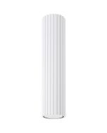 Sollux Karbon SL.1532 witte geribbelde plafondlamp