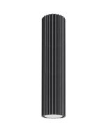 Sollux Karbon SL.1570 zwart geribbelde plafondlamp