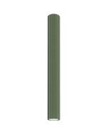Sollux Karbon SL.1610 olijfgroene geribbelde plafondlamp
