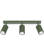 Sollux Karbon SL.1619 olijf groene geribbelde spot
