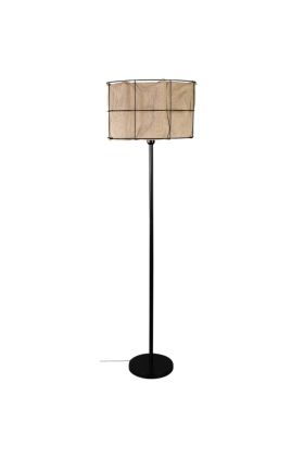 Britop Marinero 124420104 zwarte vloerlamp met linnen