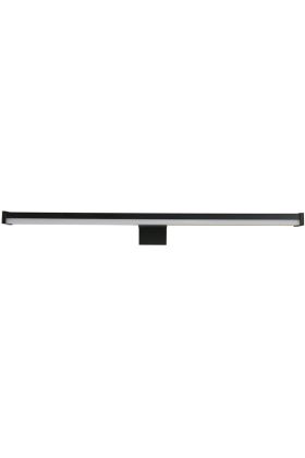 Searchlight Kos 17003-40BK zwarte spiegellamp van 40cm voor spiegelmontage met led paneel