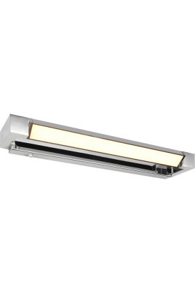 Trio Fabrizio 284770106 chroom kleurige spiegellamp met naar beneden gericht kantelbare lichtbalk en touchschakelaar