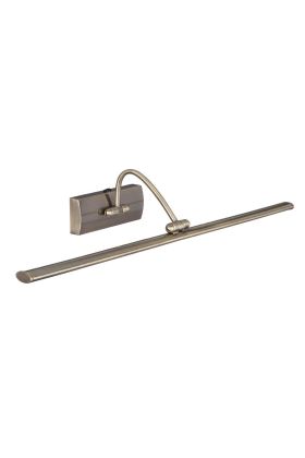 Searchlight Barcelona 2982-81AB messing kleurige schilderijlamp met schakelaar van 62cm