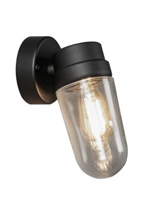 Konstsmide Vega 429-750 mat zwarte wandlamp