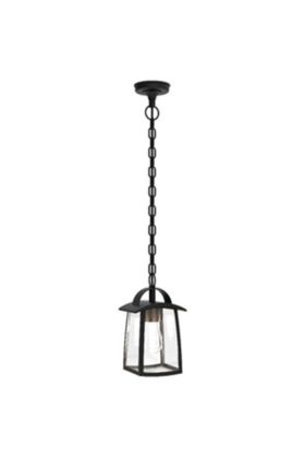 Lutec Kelsey 6273601012 mat zwarte hanglamp voor buiten