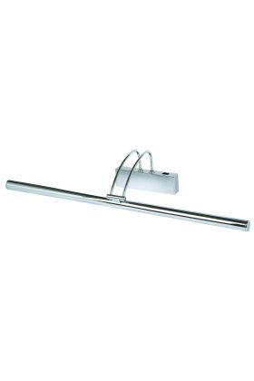 Searchlight Majorca schilderijlamp met 68cm brede LED buis en schakelaar op de wandplaat