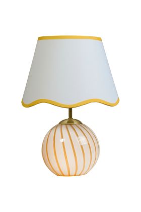 Tafellamp Celine geel 32cm