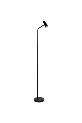 Vloerlamp Charge zwart 151cm