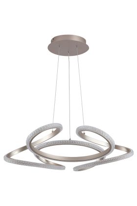 Hanglamp Doodle champagne 60cm