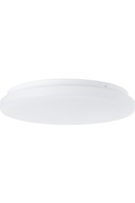 Brilliant Farica goedkope witte plafonnière met een diameter van 29,5 cm.