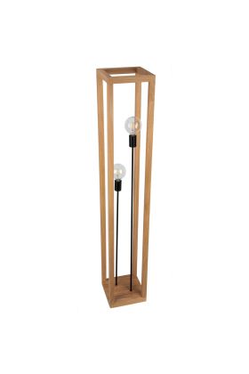 Spotlight Kago 51524274 eikenhouten vloerlamp