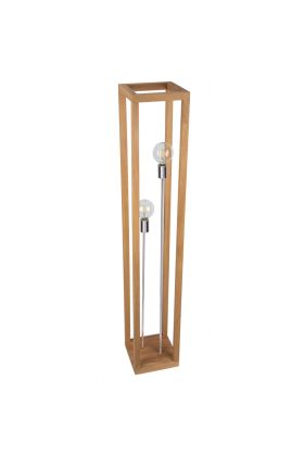 Spotlight Kago 51528274 eikenhouten vloerlamp