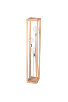 Spotlight Kago 51528374 eikenhouten vloerlamp