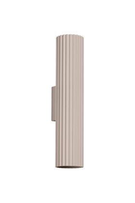 Sollux Karbon SL.1558 goudkleurige geribbelde updown wandlamp