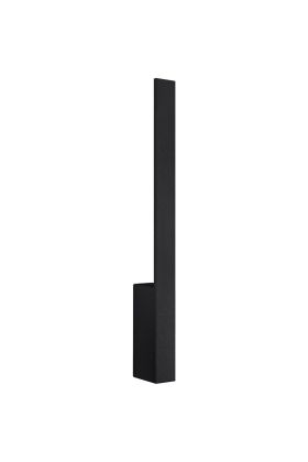 Thoro Lahti TH.183 zwarte slanke wandlamp voor indirect licht van 50cm hoog