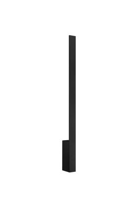 Thoro Lahti TH.189 zwarte slanke wandlamp van 70cm voor indirect licht