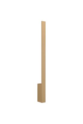 Thoro Lahti TH.190 goudkleurige slanke wandlamp van 70cm voor indirect licht